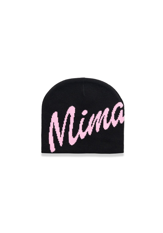 MIMADA BEANIE [BLACK/PINK]