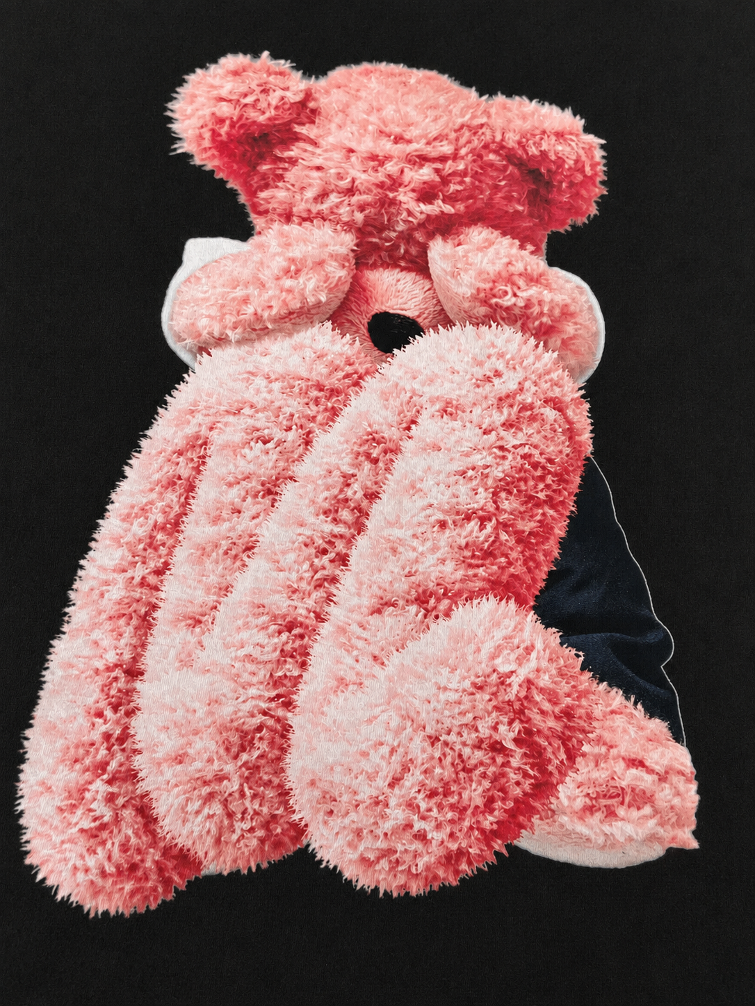 PINK TEDDY TEE [BLACK]